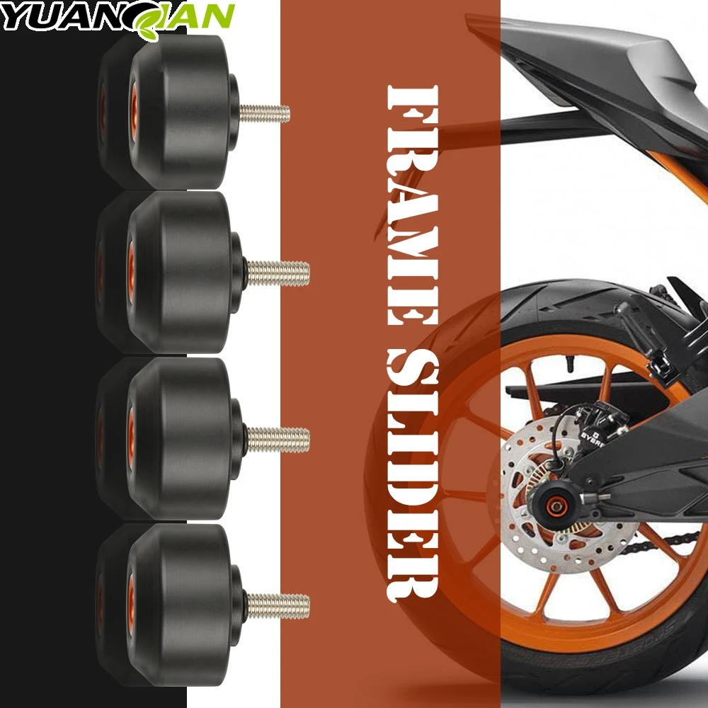 

Motor Frame Slider For KTM Duke 125 200 390 Front and Rear Fork Wheel Frame Slider Crash Pads Falling Protection For KTM Duke RC