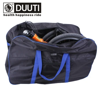 

DUUTI Bicycle Storage Bag 14-20 Inch Folding Bike Loading 420D Pannier Shoulder Hand Carry Luggage Handlebar Seat Post Mount
