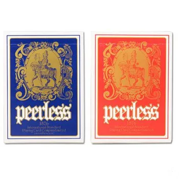 

1Pcs Peerless 1876 Poker International Standard Playing Card Company Limited Blue Or Red Deck Magic Props Magia Tricks