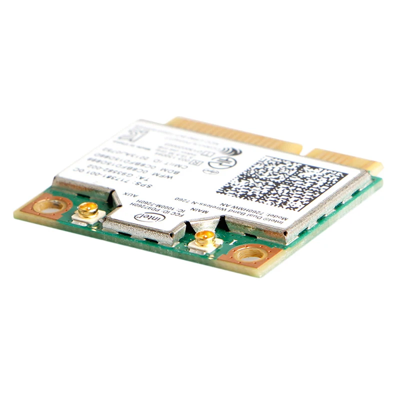 7260HMW Intel Двухдиапазонная Беспроводная+ Bluetooth 4,0 мини PCI-E WLAN карта