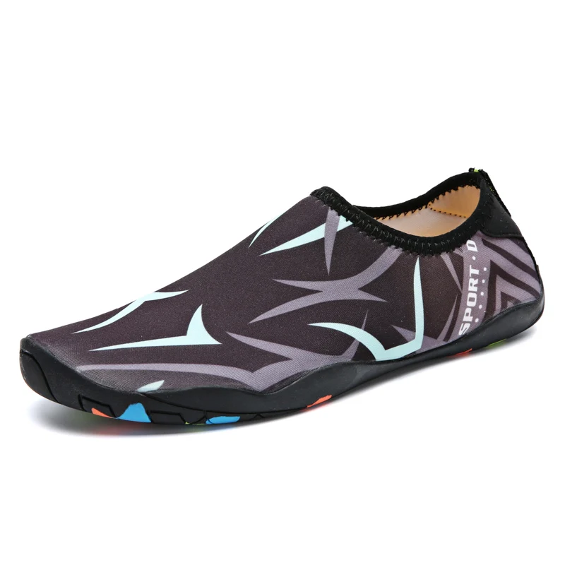 Weweya/; Мужская водонепроницаемая обувь; женские и детские кроссовки; обувь для плавания и бассейна; обувь для плавания; пляжная обувь для дайвинга; семейная пляжная обувь - Цвет: Gray B