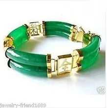 Украшения 2 ряда зеленый камень браслет для девочек женские и мужские кварцевые ювелирные изделия Блестящая серебряная свадьба