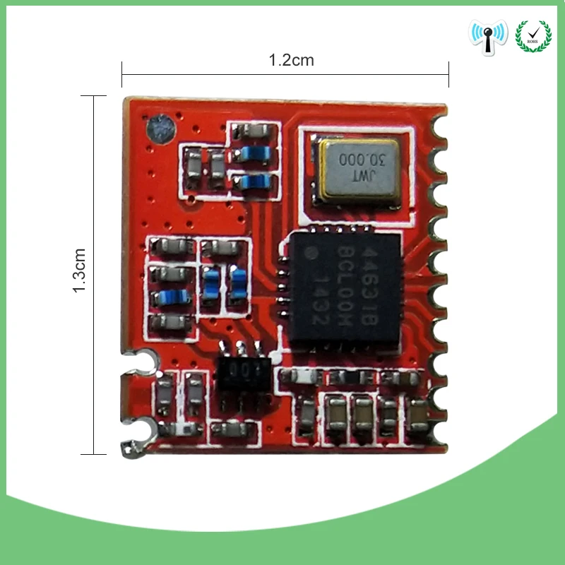 1 шт. 433 МГц rf модуль 4463 чип дальний приемник связи и передатчик SPI IOT и антенна 433 МГц