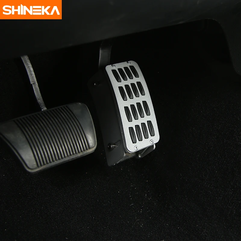 SHINEKA металлические автомобильные тормозные педали колодки подставка для ног Jeep