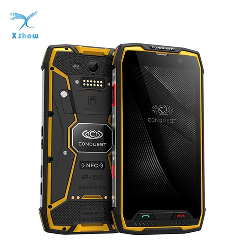 Conquest S11 водонепроницаемый ударопрочный смартфон 7000 мАч 4G 4 Гб + 64 ГБ 128 NFC OTG Android 7 0