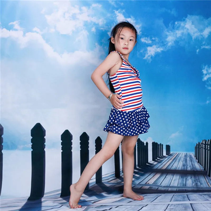 2016 girl two piece baby swimwear kids girls bikini swimsuit toddler