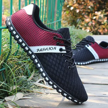 

Vogue 28-66 Men Casual Shoes Summer Loafers Men Mesh Sneakers Men Leisure Mixed Colors Breathable Male Shoes Sapato Masculino