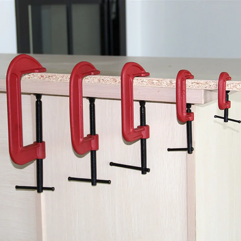 

woodworking clamp G clamp type C shaped tool clamp fixture D g shaped hand tool clamp