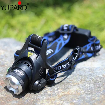 

YUPARD Waterproof XML T6 Zoom led Headlight Headlamp fishing HeadLamp Light Zoomable Adjust Focus Bicycle Camping Hiking