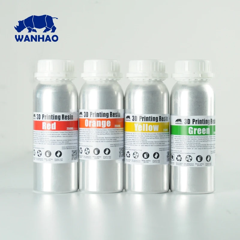 WANHAO 405 нм УФ смола для DLP/SLA 3D принтера принтер фотопроводящая Смола 500 мл/бутылка
