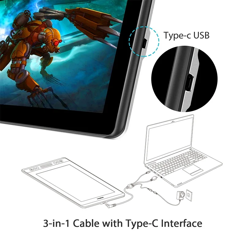 KAMVAS Pro 13 GT-133 ручка планшет монитор цифровой планшет с функцией наклона и батареей Бесплатный стилус и 8192 ручка давление