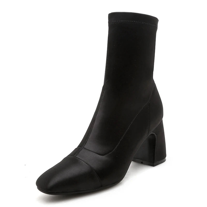 Las Del Con Dedo Bolso Botas Tobillo Fino De Black Mujer Pie grey Zapatos E grey Puntiagudo Alto Hebilla Tacón Mujeres Enmayer Invierno Otoño Para Cr1729 U0YxInIf