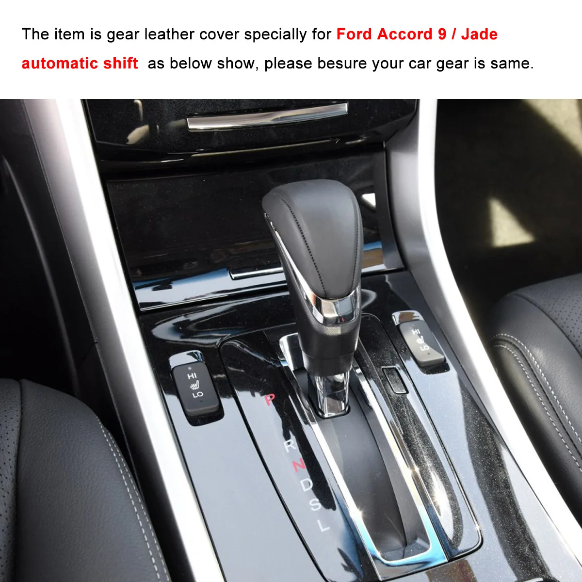 Чехол для Honda ACCORD 9 JADE с автоматической передачей Ручное шитье DIY авто украшение автомобиля Стайлинг авто аксессуары