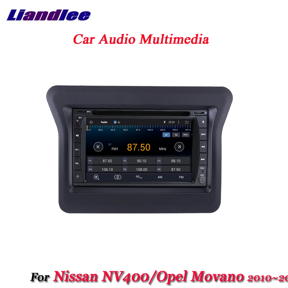 Clearance Liandlee Car Android System For Nissan NV400 / For Opel Movano 2010~2018 Radio Frame GPS Navi MAP Navigation Screen Multimedia 3