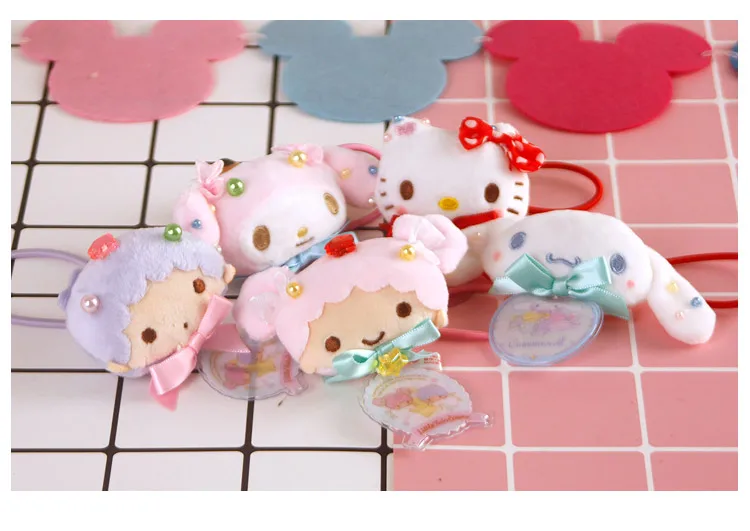 Kawaii My Melody Little Две звезды ободок для волос плюшевые Hearwear игрушечные Конфеты Подарки для девочек на день рождения