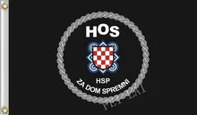 Croatian Defence Forces HOS Flag 100D Polyester banner custom flags