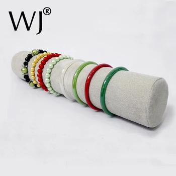 

Portable Gray Velvet Bracelet Display Bars For Bangle Watch Anklet Chain Hair Accessory Jewelry Organizer Stand Holder Show Case