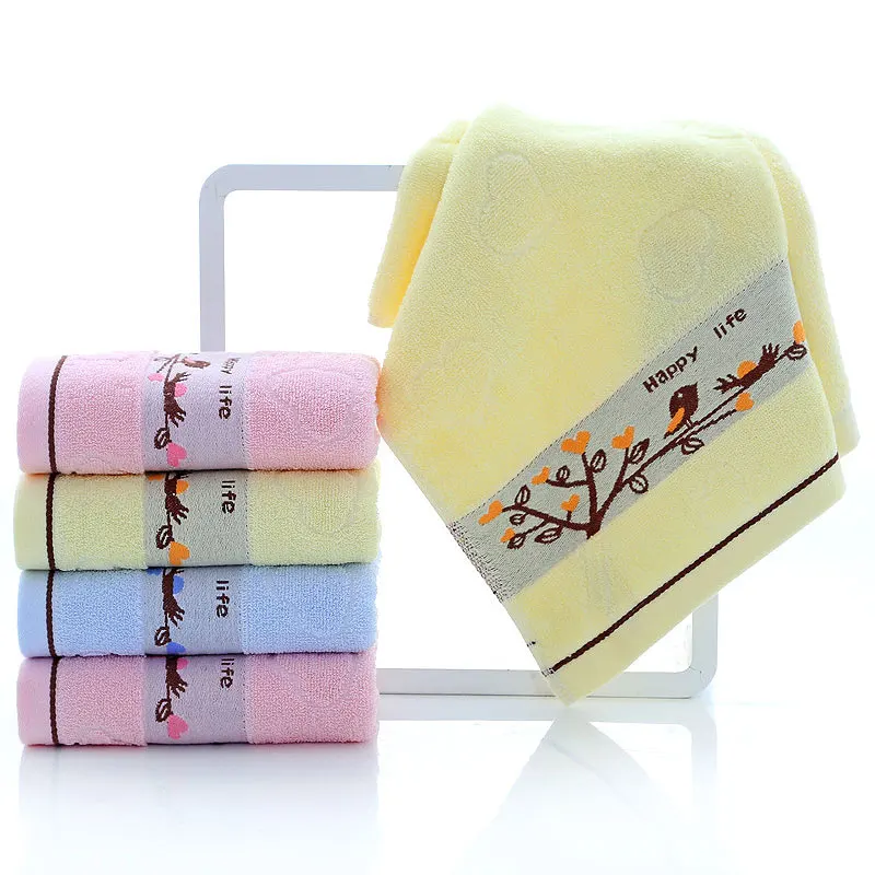 

Cotton Towels for Women and Men Hand Towel Absorbent Soft Healthy Face Towel Family Travel Party Solid Color Toalla Serviette