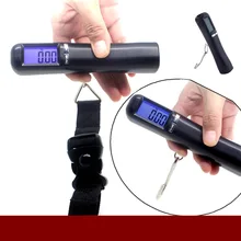 Чемодан весы цифровые весы с 110lb/50 кг Ёмкость с синей подсветкой ЖК-дисплей Дисплей без аккумулятора