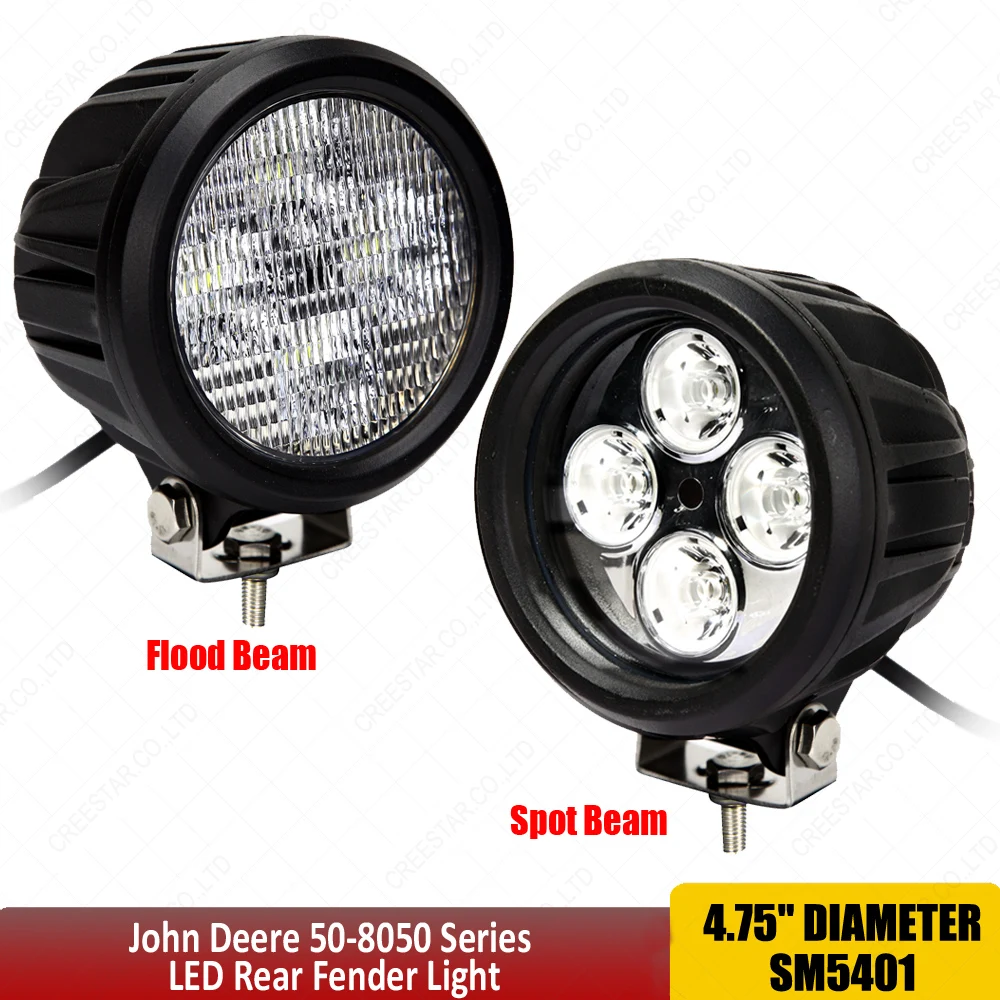JD 50 8050 серия LED задний фонарь RE19079 AR85260 RE12718 круглый прожектор 12В 24В трактор