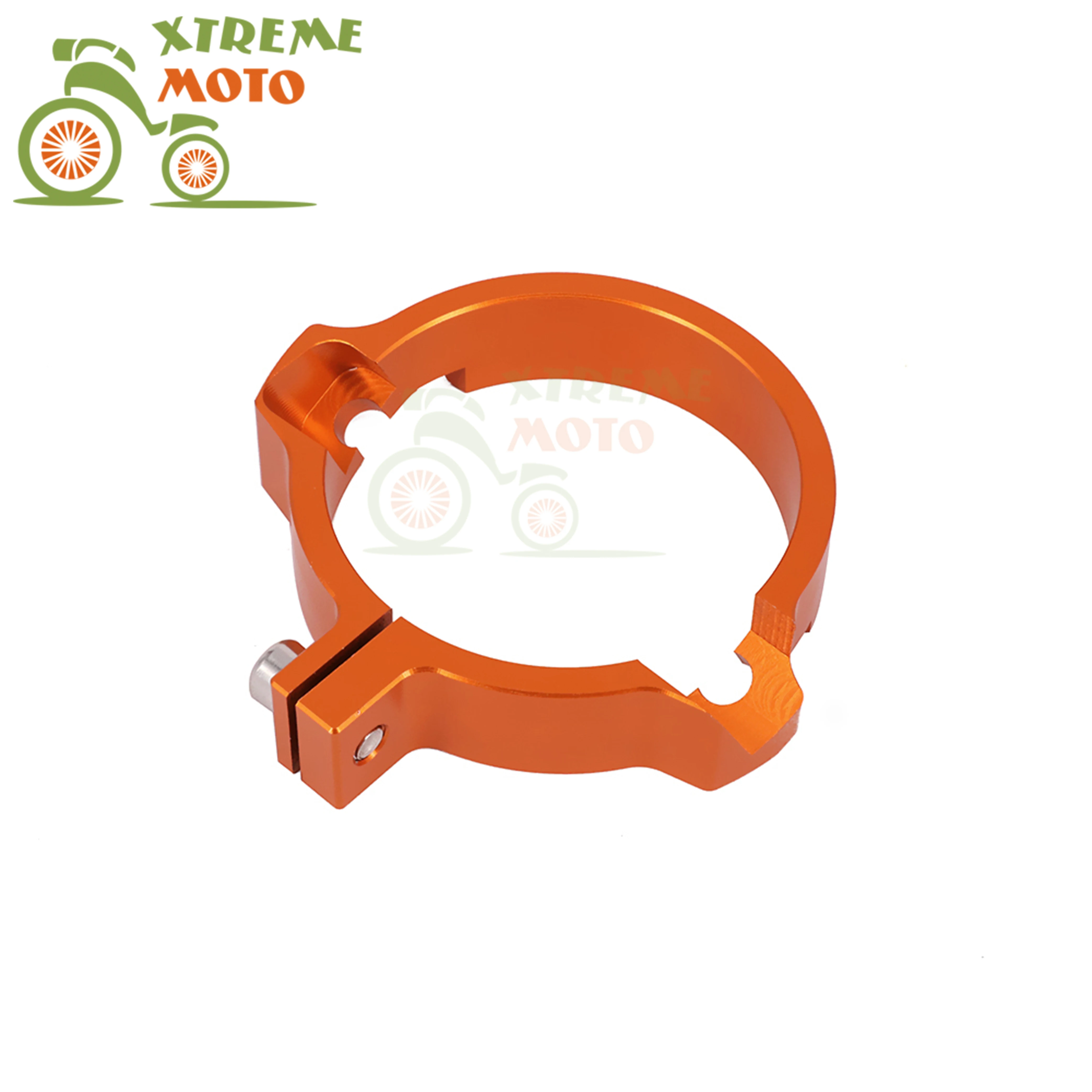 CNC Exhaust Muffler Pipe Clamp Adaptation Flange For KTM SX250 EXC250