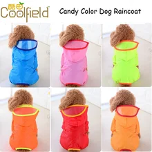Карамельный цвет с капюшоном собака плащ Водонепроницаемый Одежда для маленьких собак чихуахуа Йорки собака плащ пончо щенок дождь куртка