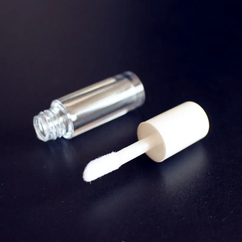 50 шт./лот 0,8 мл пластиковый для губ блеск трубка маленькая губная помада трубка с герметичной внутренней контейнер для обазцов косметики DIY