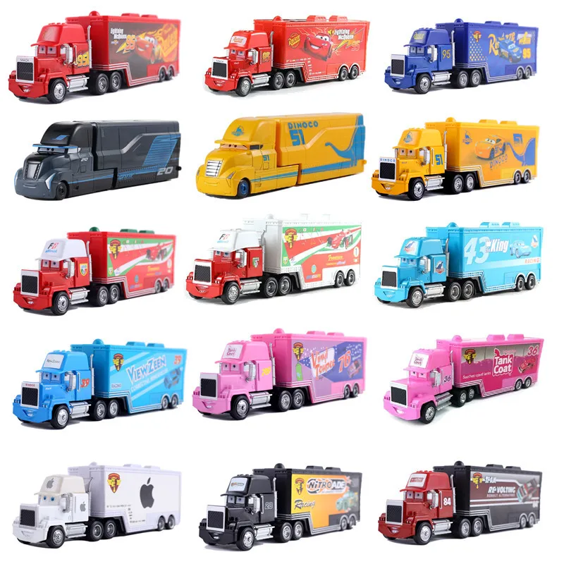 

Disney Pixar Car 3 Truck Mike Uncle Truck 1:55 Die Cast Metal Alloy Model Toy Car Children's Gifts
