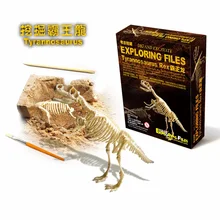 Candice guo! children funny game DIG and Excavate exploring files Dinosaur Fossils Archeology toy gift birthday Christmas 1pc