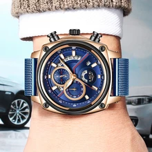 LIGE Men Watches Top Brand Luxury Luminous Display Watches Waterproof Sport Chronograph Quartz Wrist Watch Relogio Masculino casima luxury men s bussiness quartz watches luminous chronograph calendar sport wrist watch waterproof 100m relogio masculino