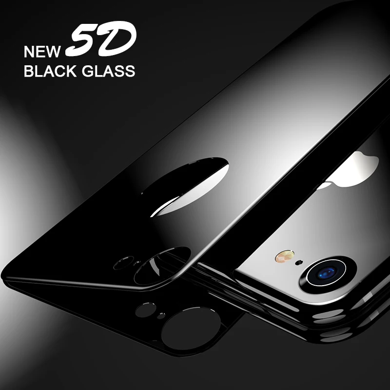 Задняя крышка AOXIN 5D закаленное стекло для iPhone 7 8 полноэкранное покрытие задняя Apple