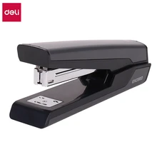 DELI степлер 24/6 26/6 deli 0463 Мягкий сенсорный полный полосный степлер офисный планировщик канцелярские скобы аксессуары