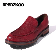Wingtip Red Brogue Shoes
