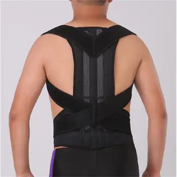 Orthopedic Posture Corrector Correction Brace Shoulder Lower Back Support Belt Orthotics Belt Pad Corset For Women Men Plus Size