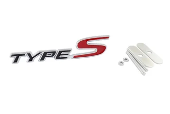 

Auto Black Red TYPES TYPE S Racing Front Grill Grille Emblem Badge
