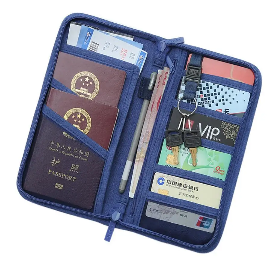 

Free shipping New Passport Travel Wallet Document Passport Holder Multi-purpose Credit Card Package