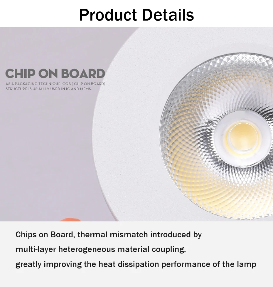 Lâmpada do Teto para Baixo Construído em Luz do Ponto Dobrável e 360 3 W e 5 W e 7 W e 12 w Slim Led Embutido Graus Rotatable Cob Recesso Downlight 14 w magro led embutido lâmpada de teto