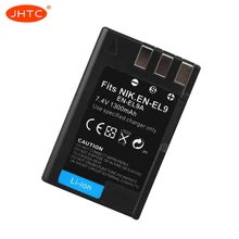 Batterij En EL9 Voor Nikon EN-EL9a D40 D60 D40X D5000 D30 Batterij 1300Mah EN-EL9 Oplaadbare Batterijen En-El9a