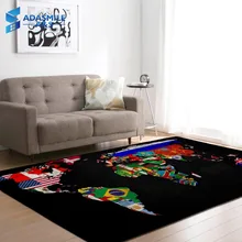 Ковры в скандинавском стиле, мягкие фланелевые коврики с национальным флагом, коврики для детской комнаты, коврики для игр, большие ковры и ковры для гостиной