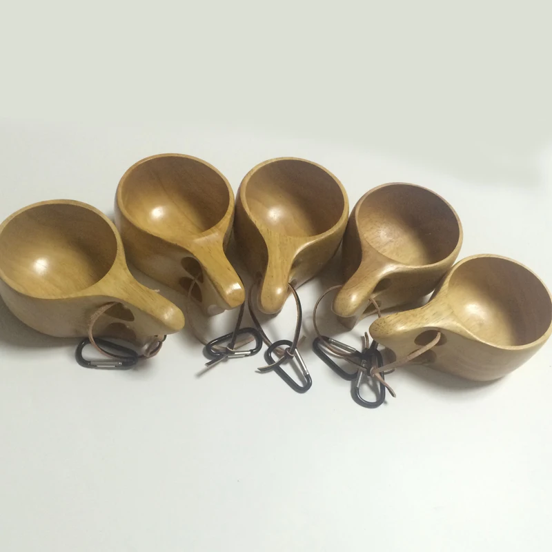 50 шт./лот деревянная чашка Kuksa известная Финляндия ручная кружка для Молоко Кофе
