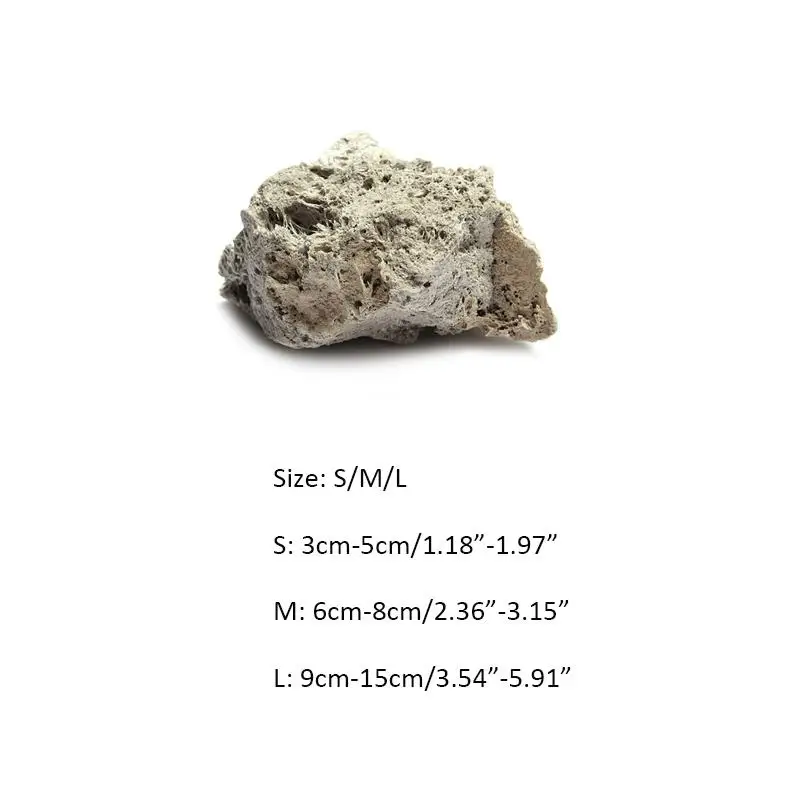 S-M 3 Размер пемза аквариум Аквариум Ландшафтный подвесной Декор плавающая пемза камень натуральная пемза вид камня