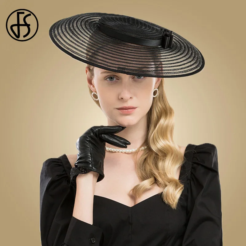 Big Church Pillbox Hats Wide Brim Fascinators Hats For Women