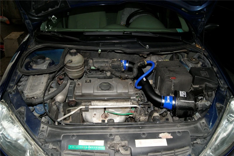 Trasporto Libero Per Peugeot 206 1.4L 1.6L CF-A Ad Alte Prestazioni in  Fibra di carbonio Sistema di Aspirazione Aria Fredda Filtro Aria di  Aspirazione dell'aria Kit