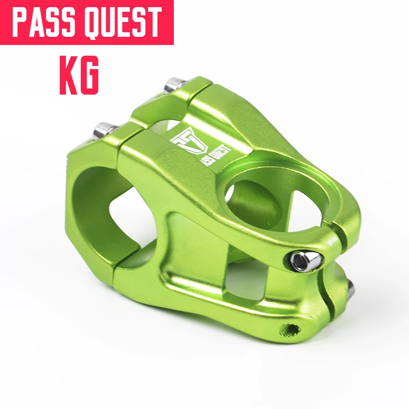 Pass Quest KG 31,8 мм 28,6 мм велосипедный стержень DH ENDURO AM DJ 35 мм MTB Горный шоссейный велосипед Горный FR велосипедный стержень велосипедные детали - Цвет: green