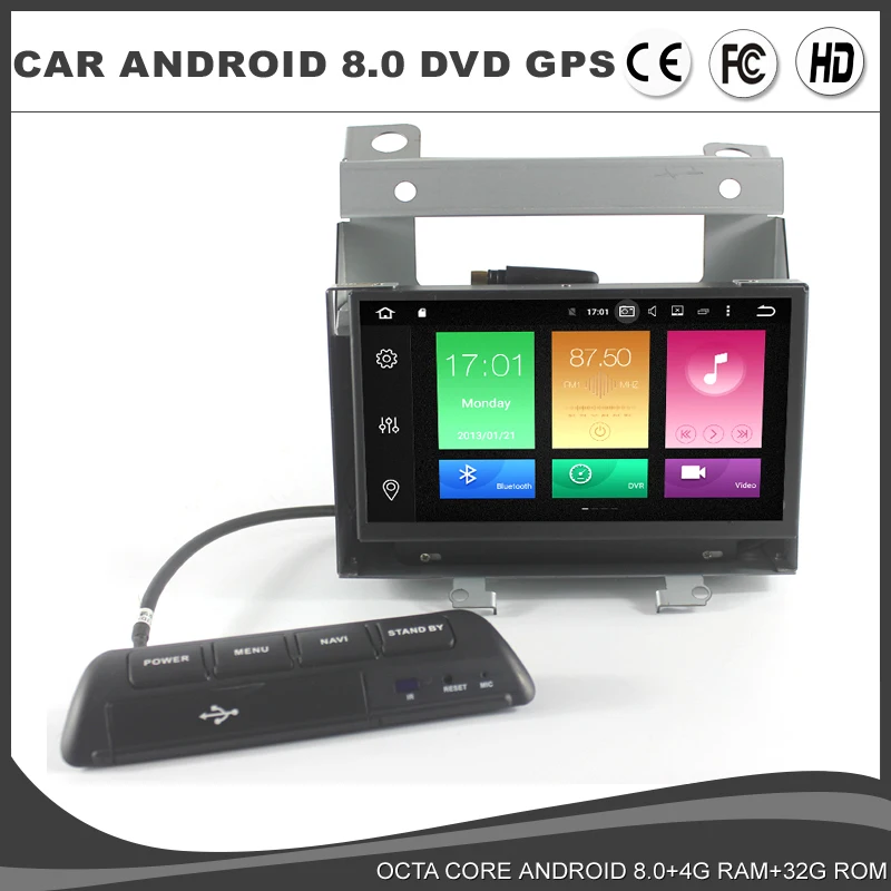 

Octa Core Android 8.0 Car NO DVD GPS Player For Land Rover Freelander 2 radio BT Wifi 4GB RAM+32GB ROM Mirror Link USB DAB+ TPMS
