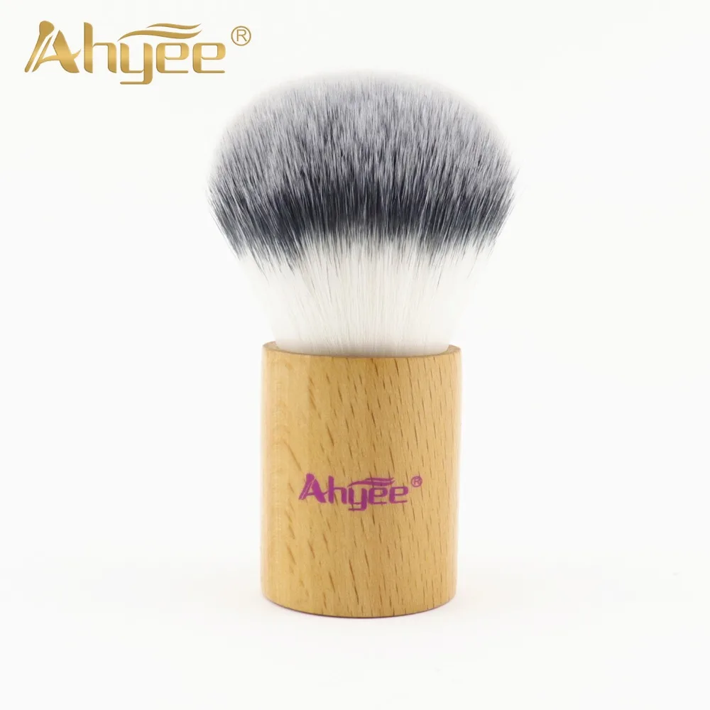 

Ahyee Pretty Kabuki Brush Extremely Soft Dense Makeup Brush For Powder Product Bling Wooden Handle Synthetic Hair Beauty Woman