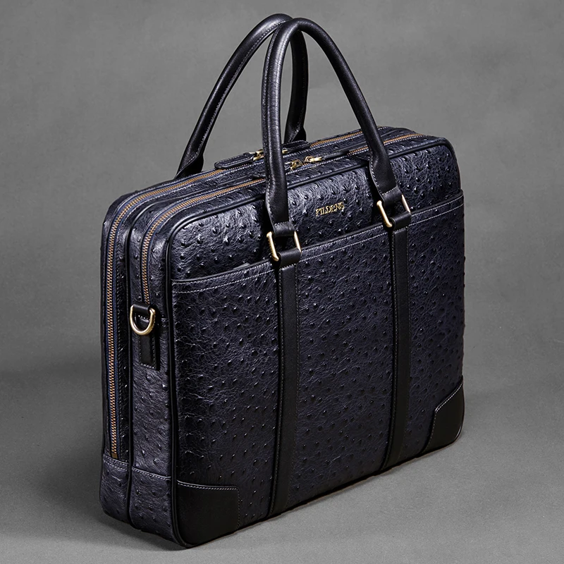 FILDENS Classic genuine leather Briefcase Laptop Handbag Messenger