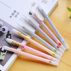 NNRTS милые школьные принадлежности 24 цвета фломастер 0,38 мм очень тонкая гелевая ручка 24 цвета разграничение маркер ручка