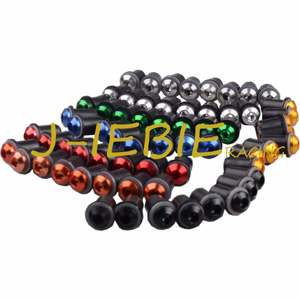 

For Yamaha YZF R125 R25 R3 600R 1000R R1 R6 MT09 MT07 MT10 MT03 FZ6R FZ8 XT 600E/R FJR 1300 Windscreen Screws Bolts 8pcs