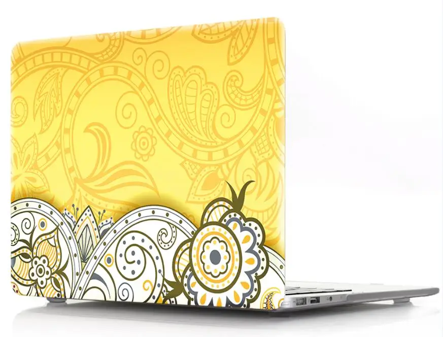 Cool Pattern Print Hard Case Cover+KB+SP For Laptop Macbook Pro Air 11"13"15 "12 